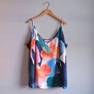 Never Fully Dressed Contrast Geo Print Cami Size 22